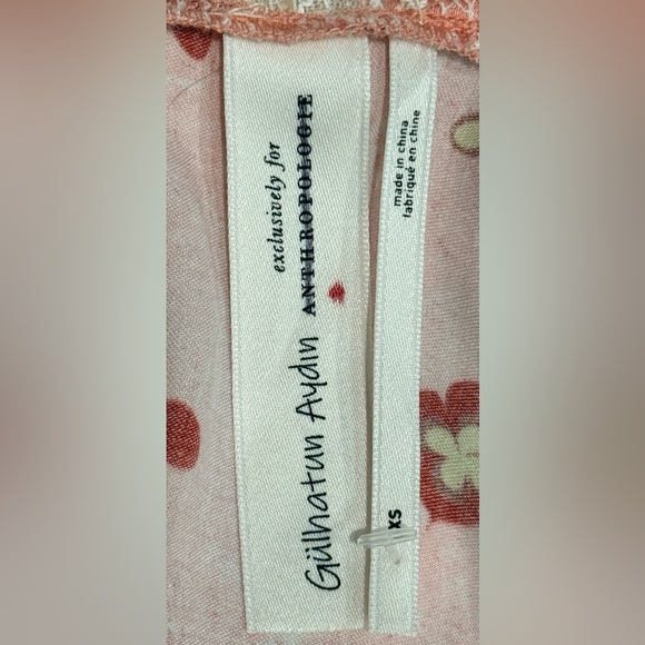 Anthropologie x Gülhatun Aydin Sweetheart Mini Lace Slip Dress Coquette XS - Picture 6 of 7